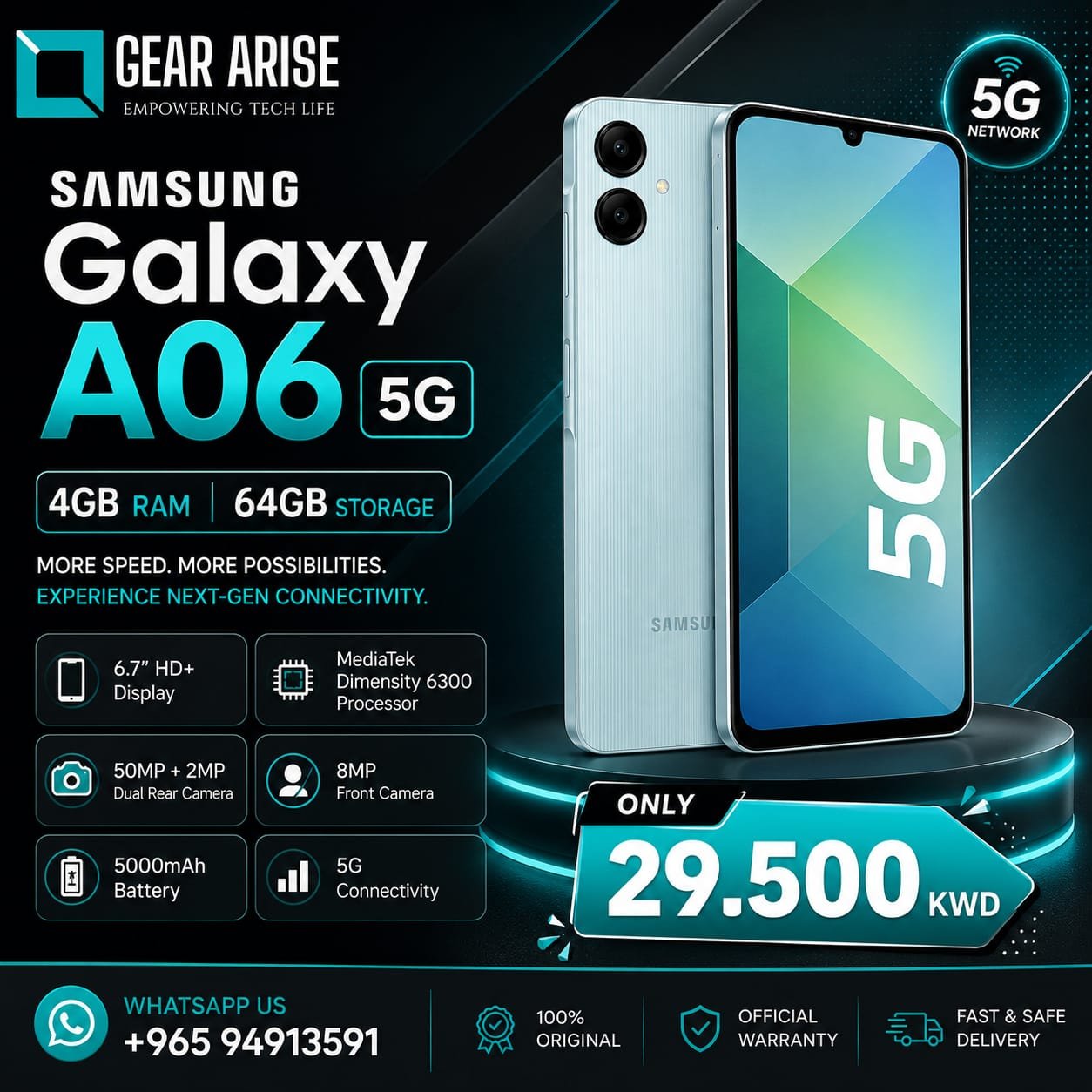 Samsung Galaxy A06 5G 64GB