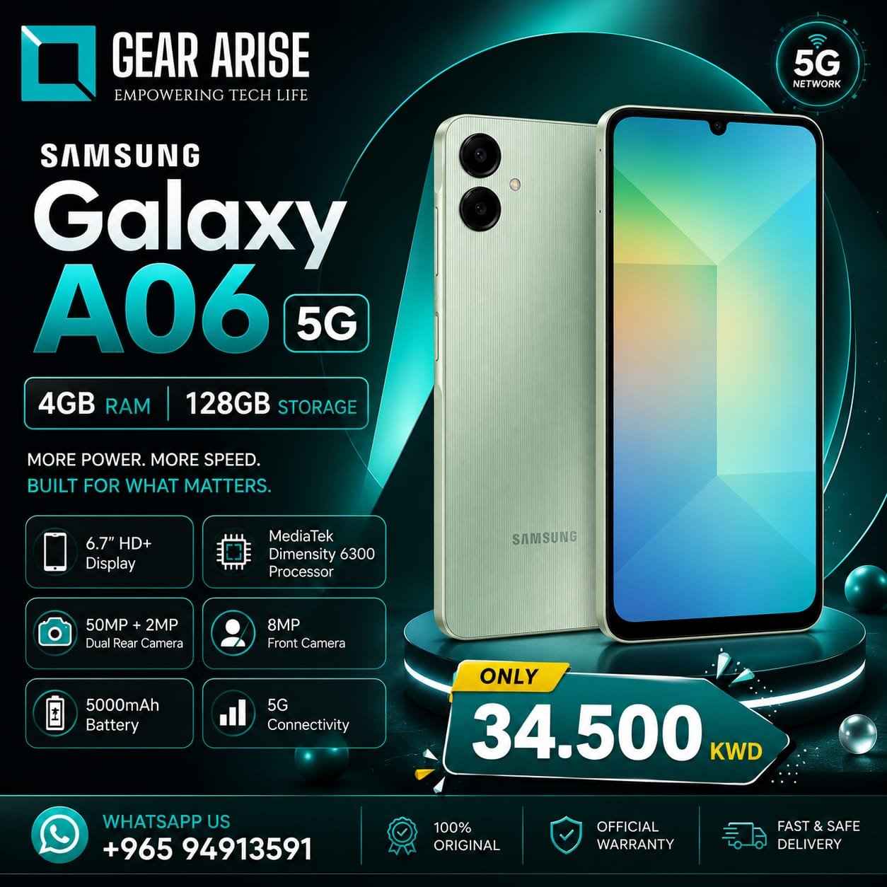 Samsung Galaxy A06 5G 128GB