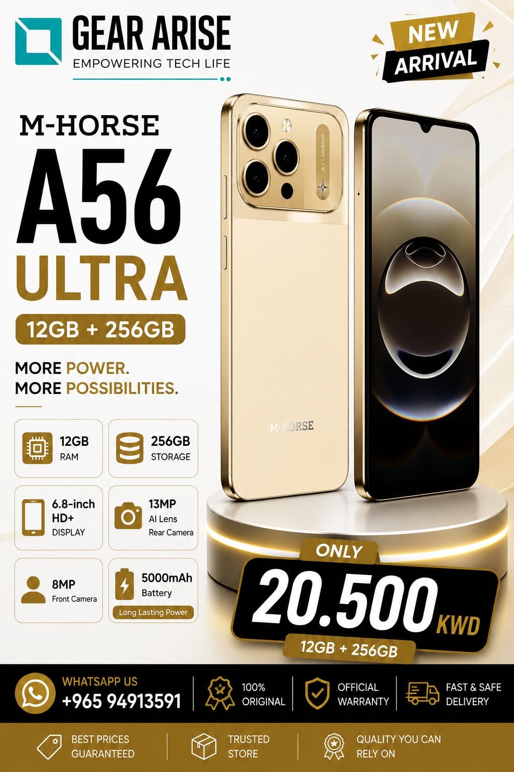 M-HORSE A56 Ultra 256GB