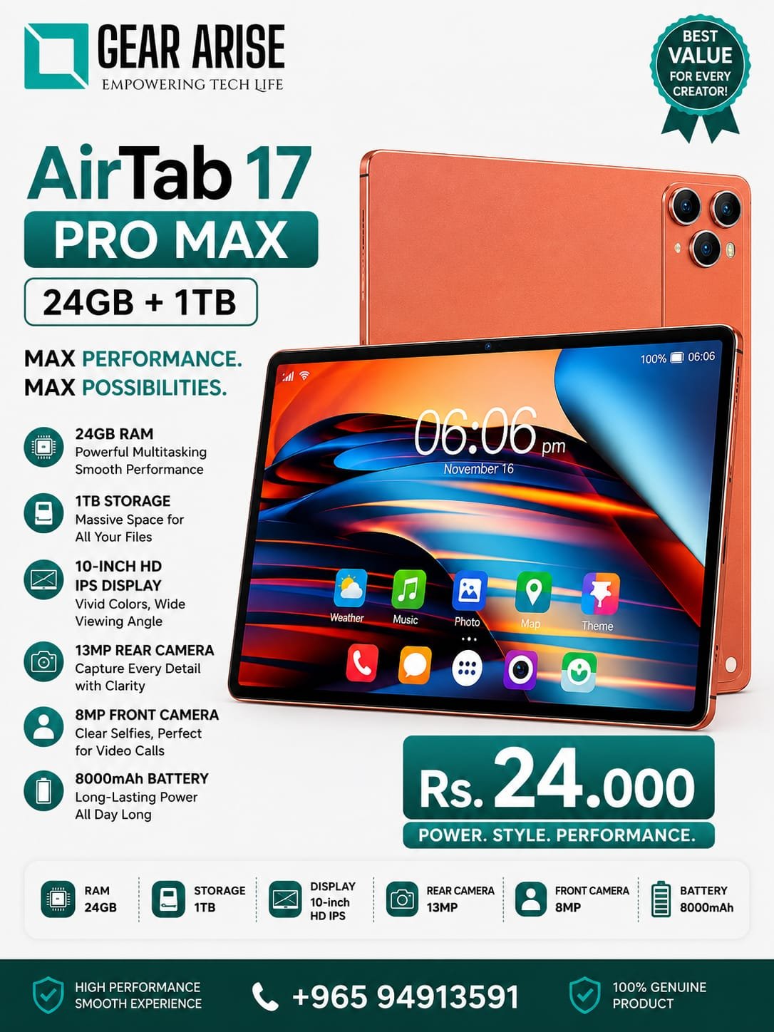 AirTab 17 Pro Max 1TB