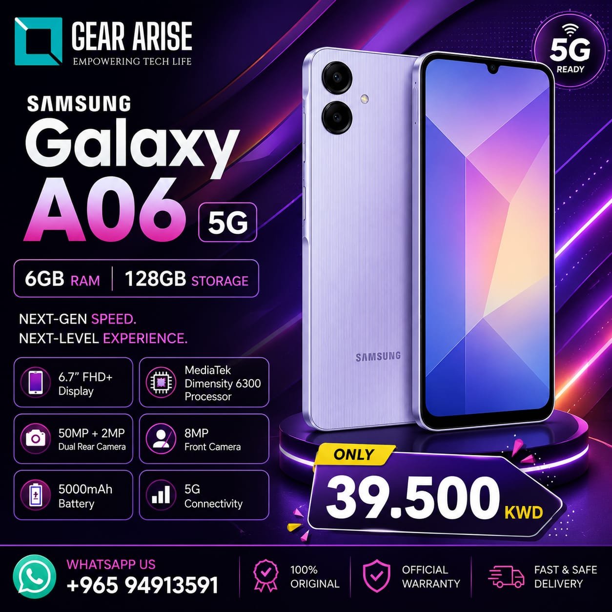 Samsung Galaxy A06 5G 128GB