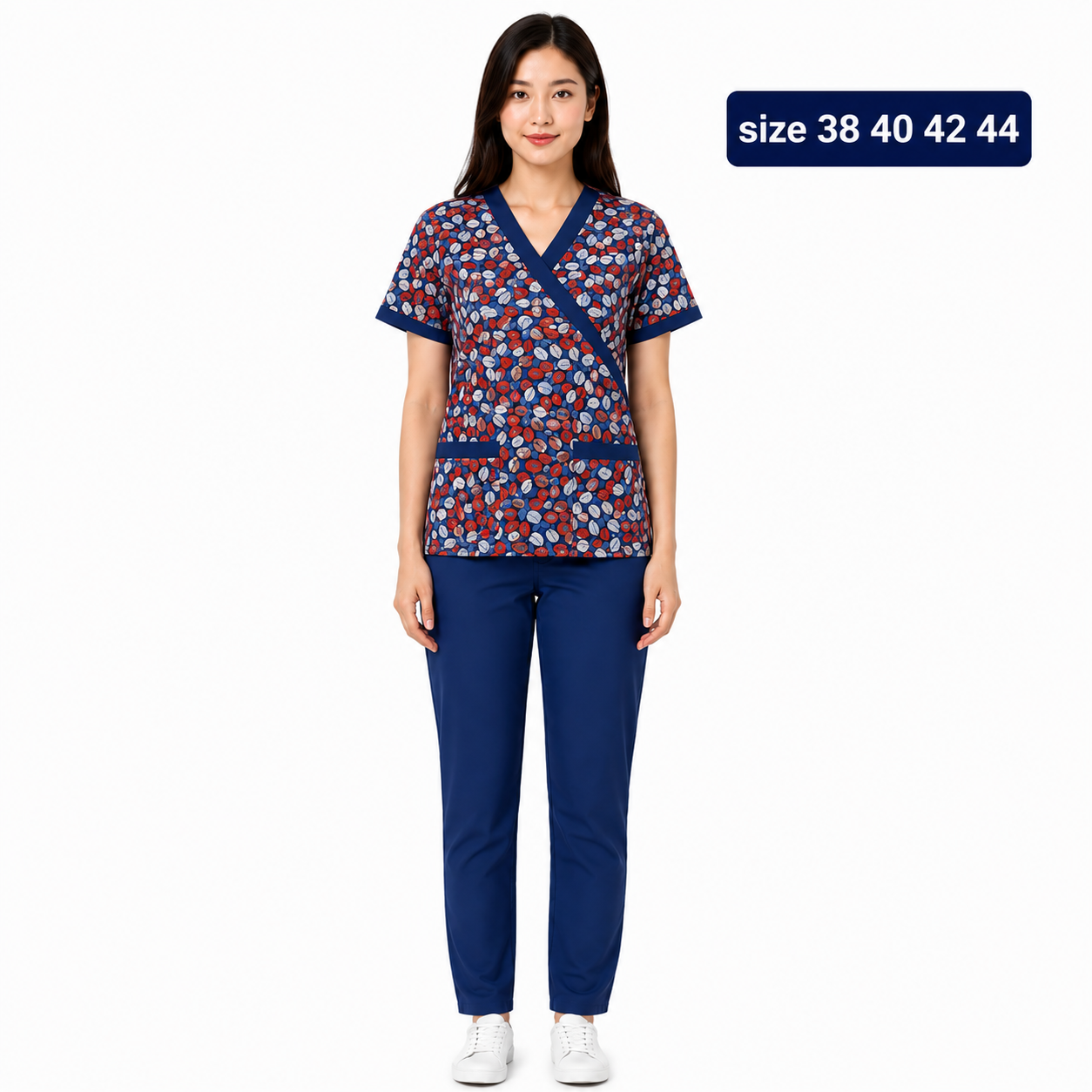 Khadama Uniform – Print (Navy)