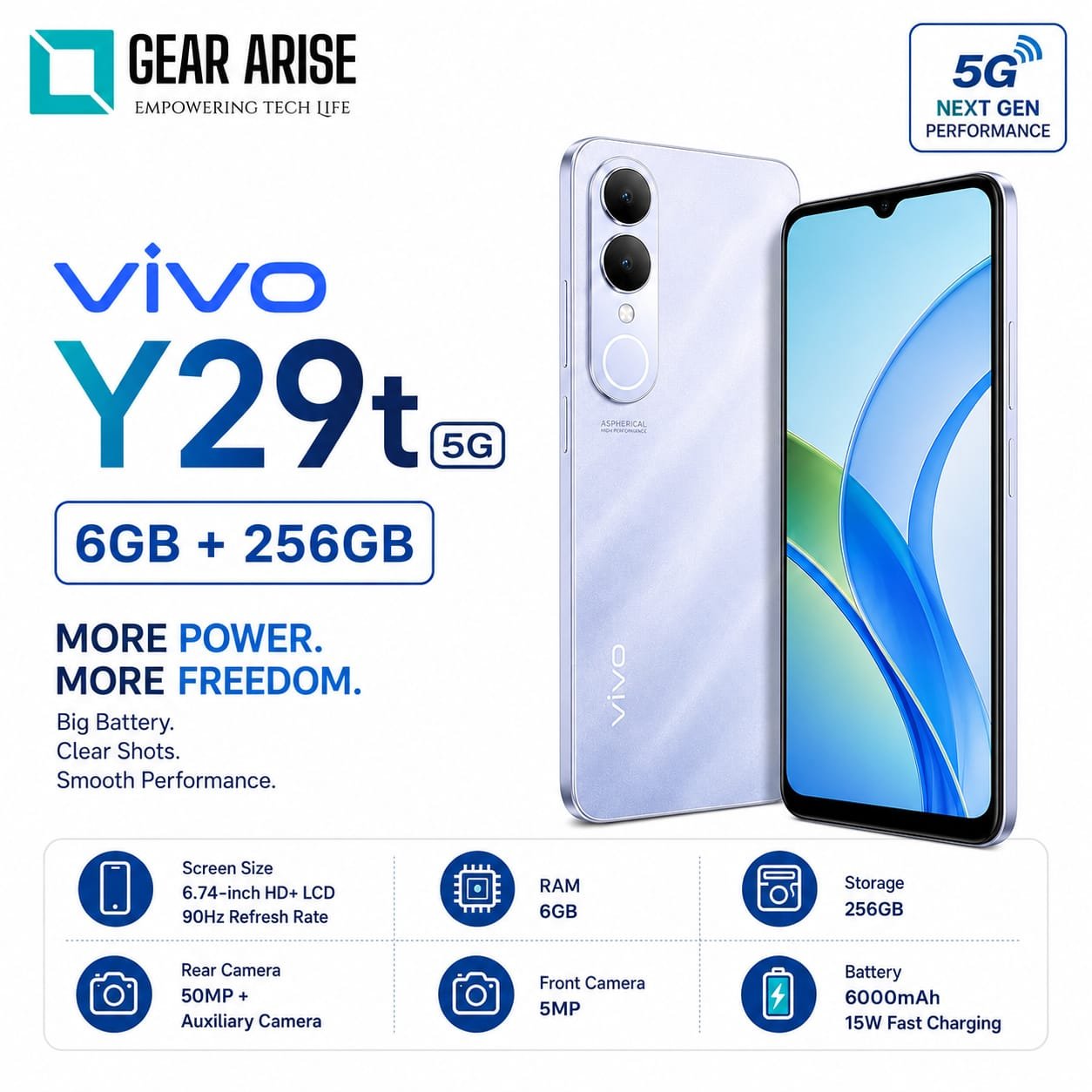 Vivo Y29t 5G 6GB+256GB
