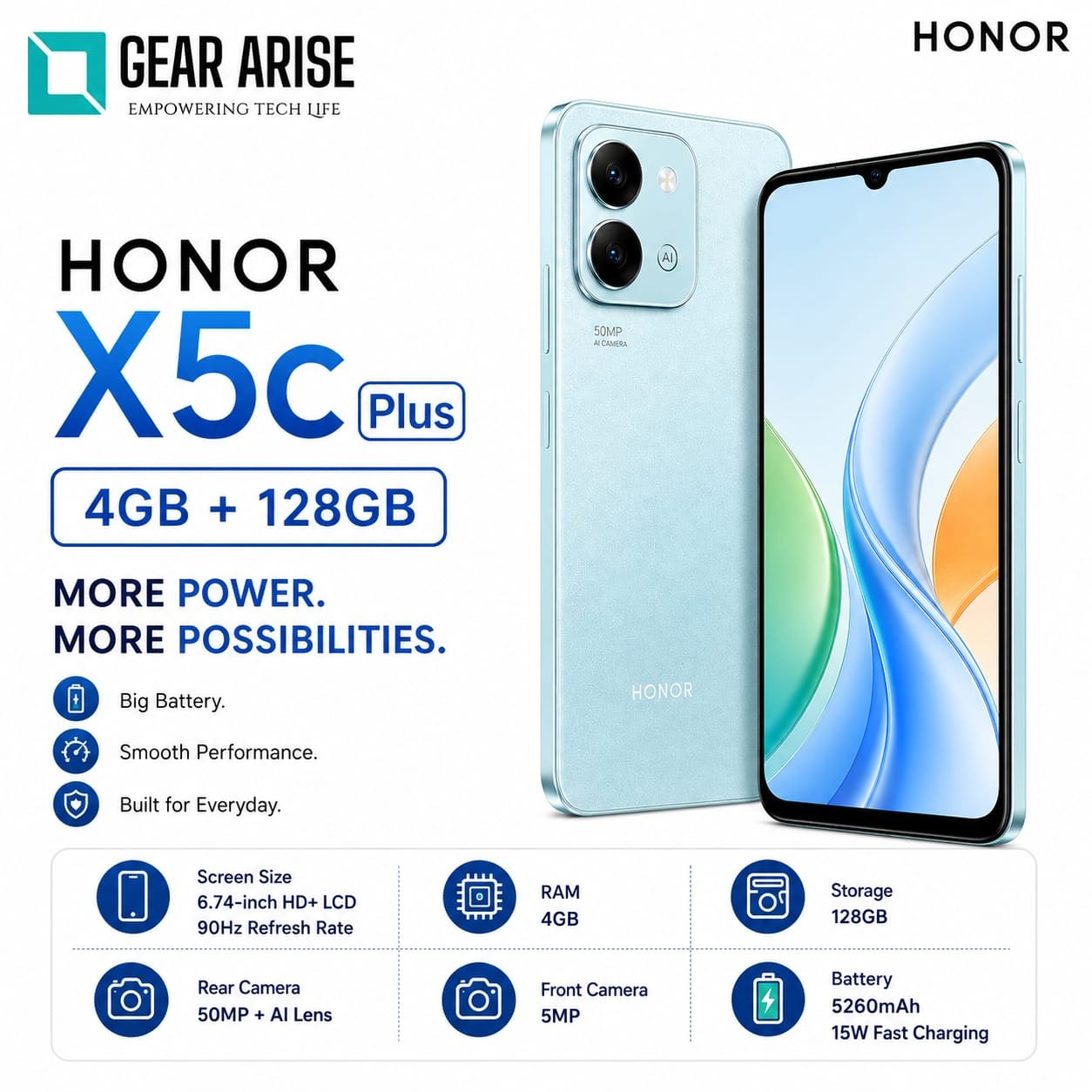 Honor X5c Plus 4GB+128GB