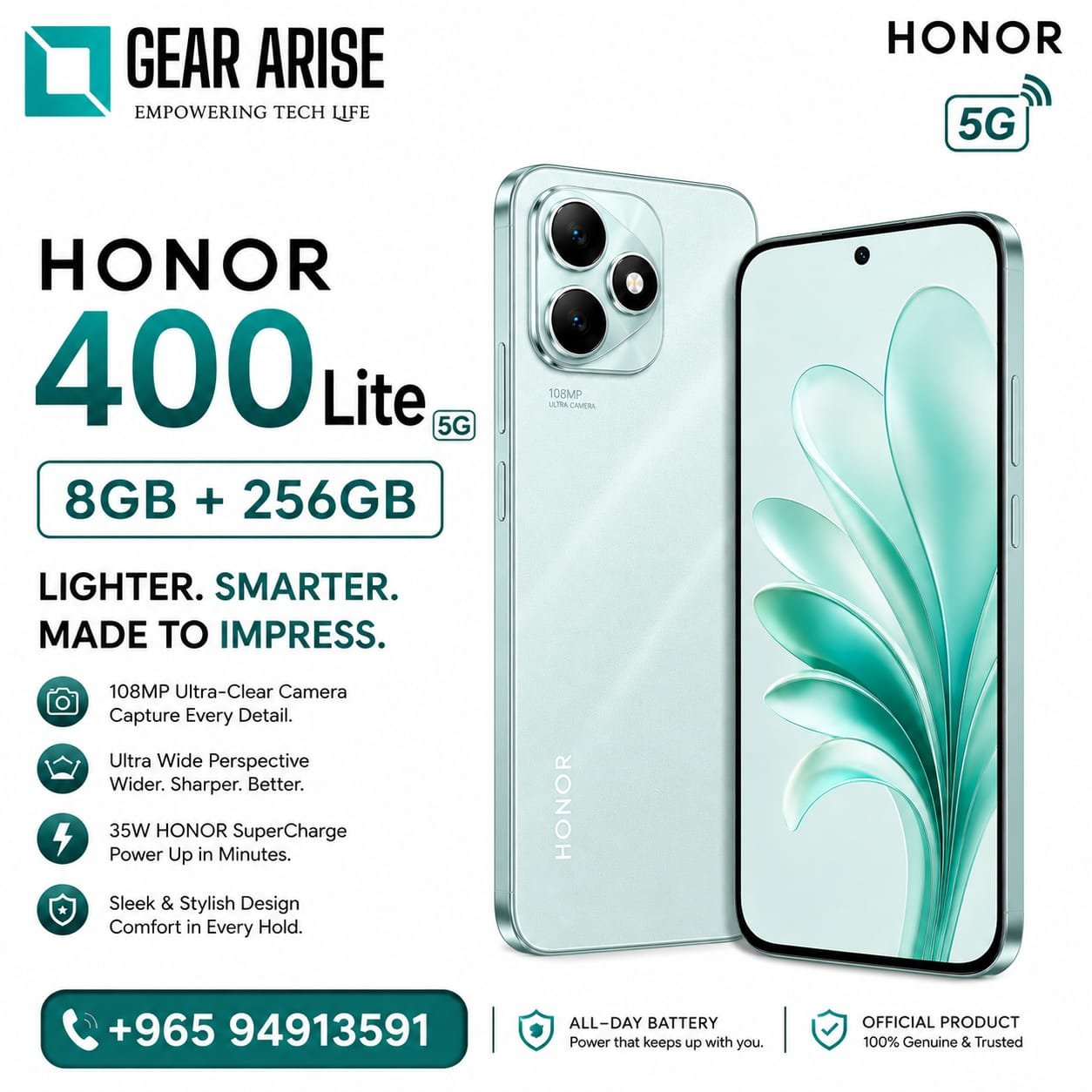Honor 400 Lite 5G 8GB+256GB
