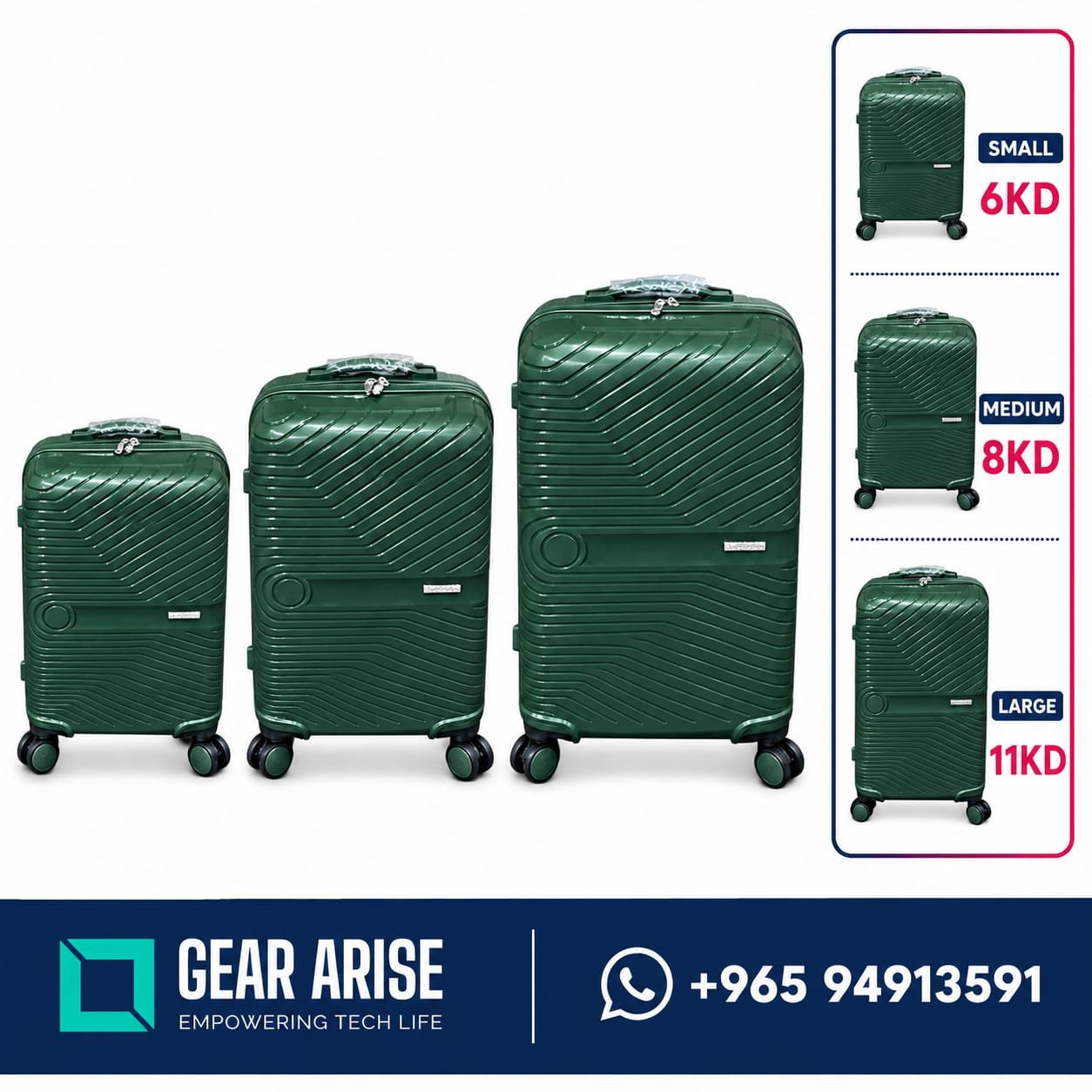 Premium Hard Shell Spinner Trolley Luggage Bag