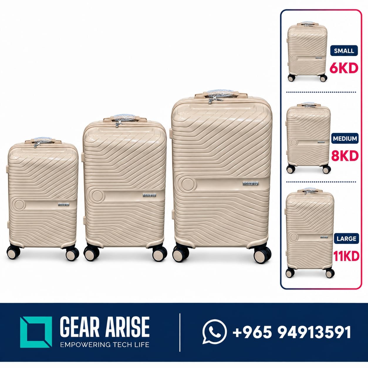 Premium Hard Shell Spinner Trolley Luggage Bag