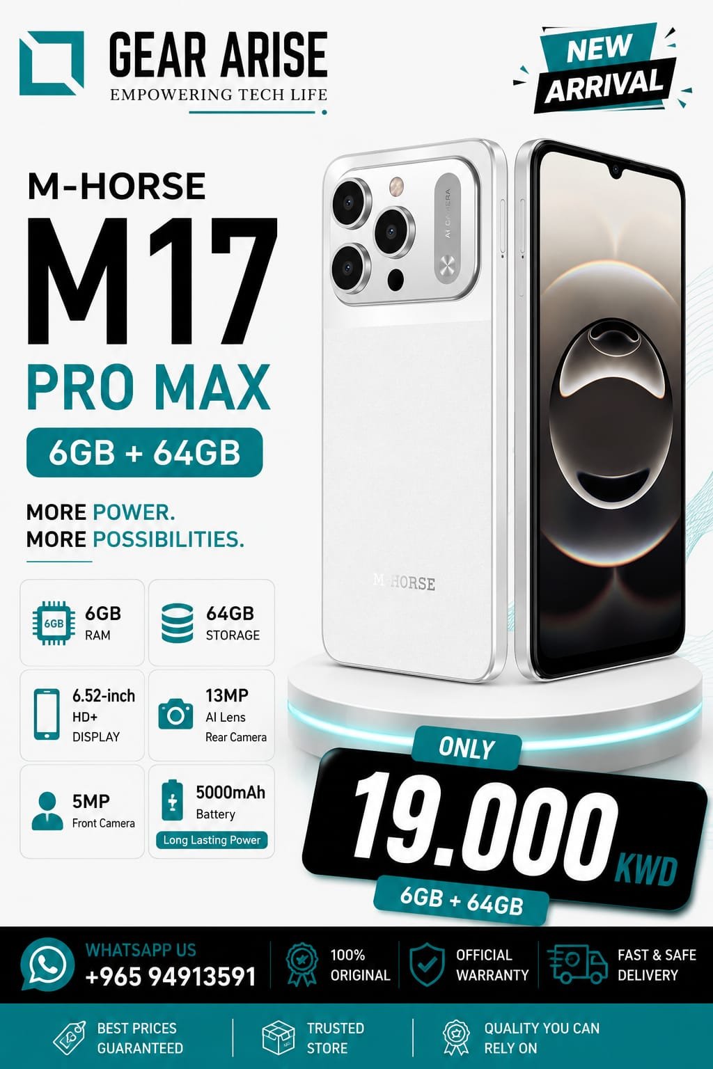 M-HORSE M17 Pro Max 64GB