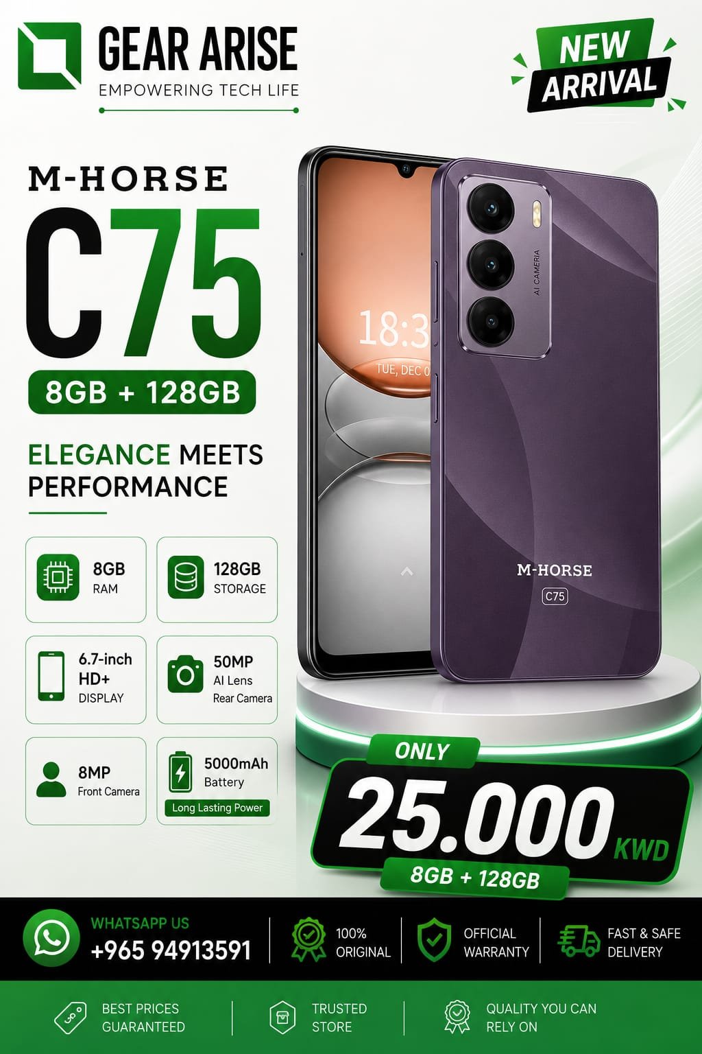 M-HORSE C75 128GB