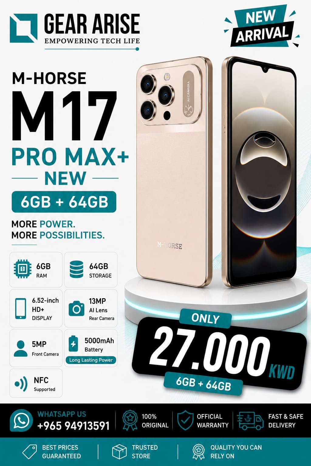 M-HORSE M17 Pro Max+ 64GB