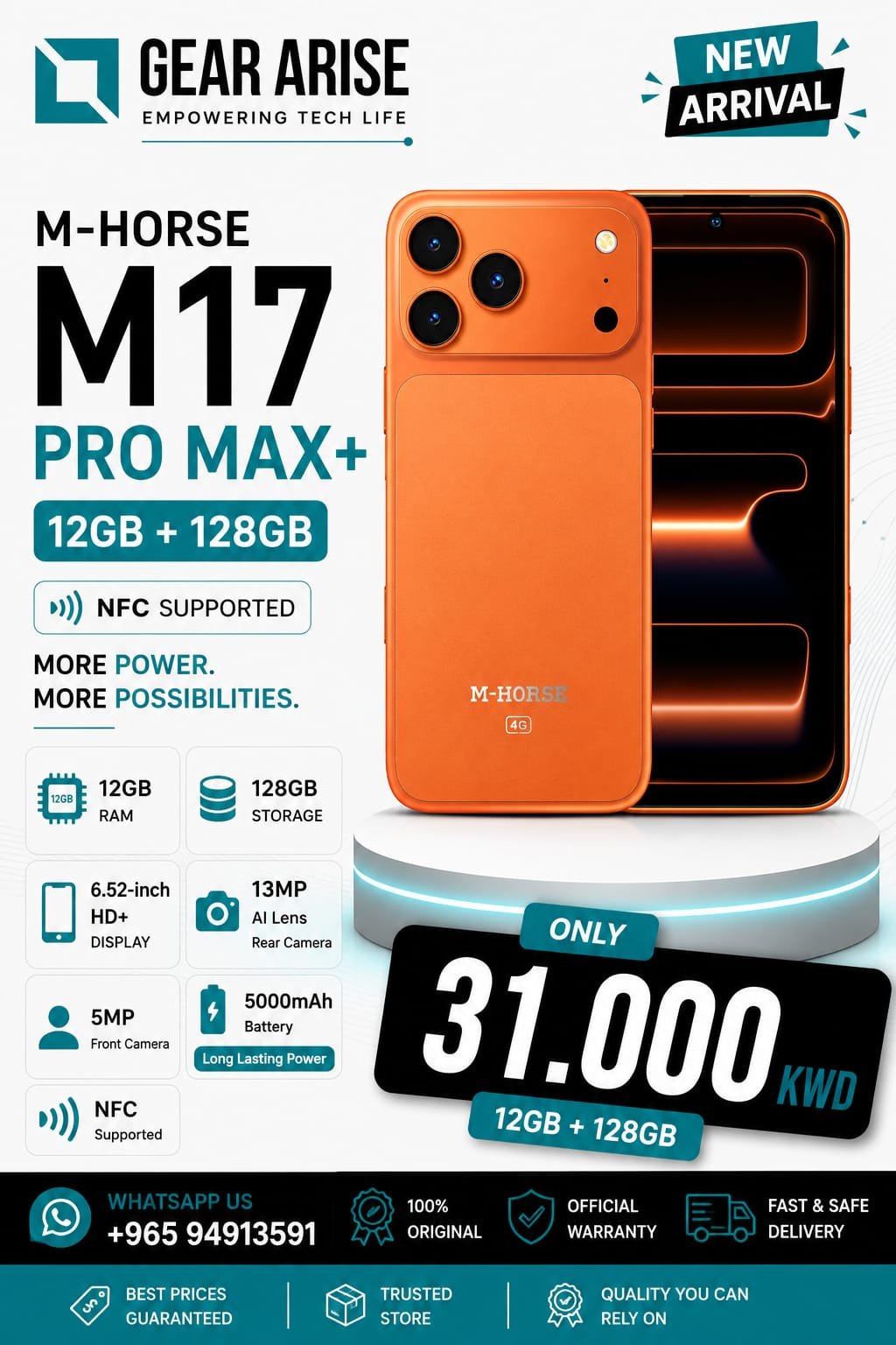 M-HORSE M17 Pro Max+ 128GB