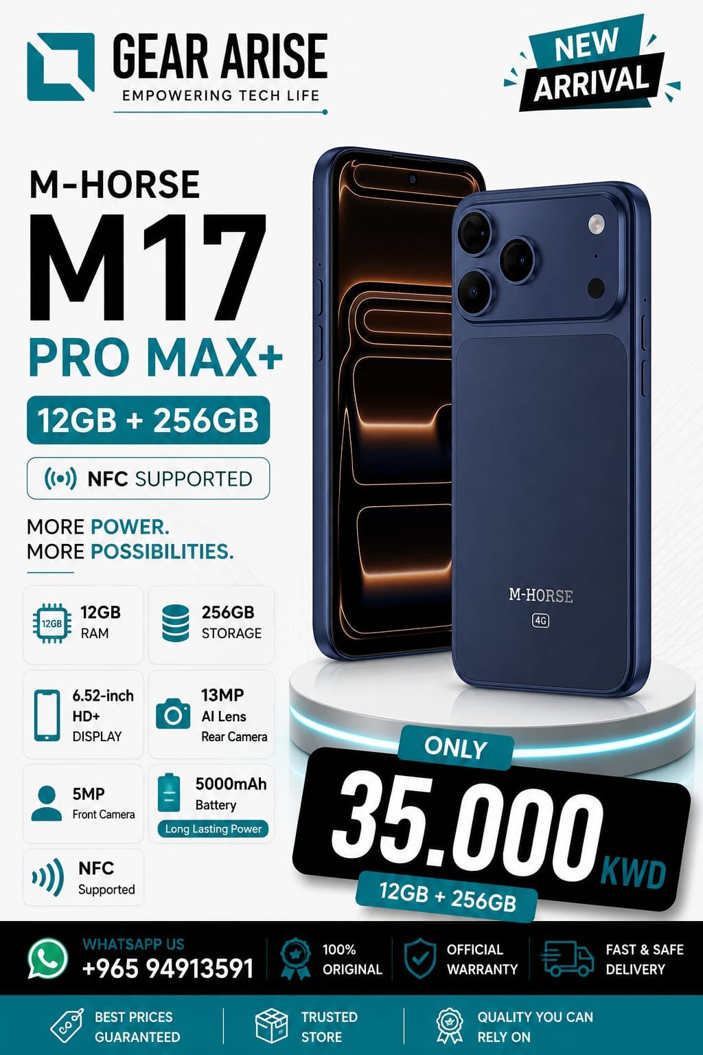 M-HORSE M17 Pro Max+ 256GB