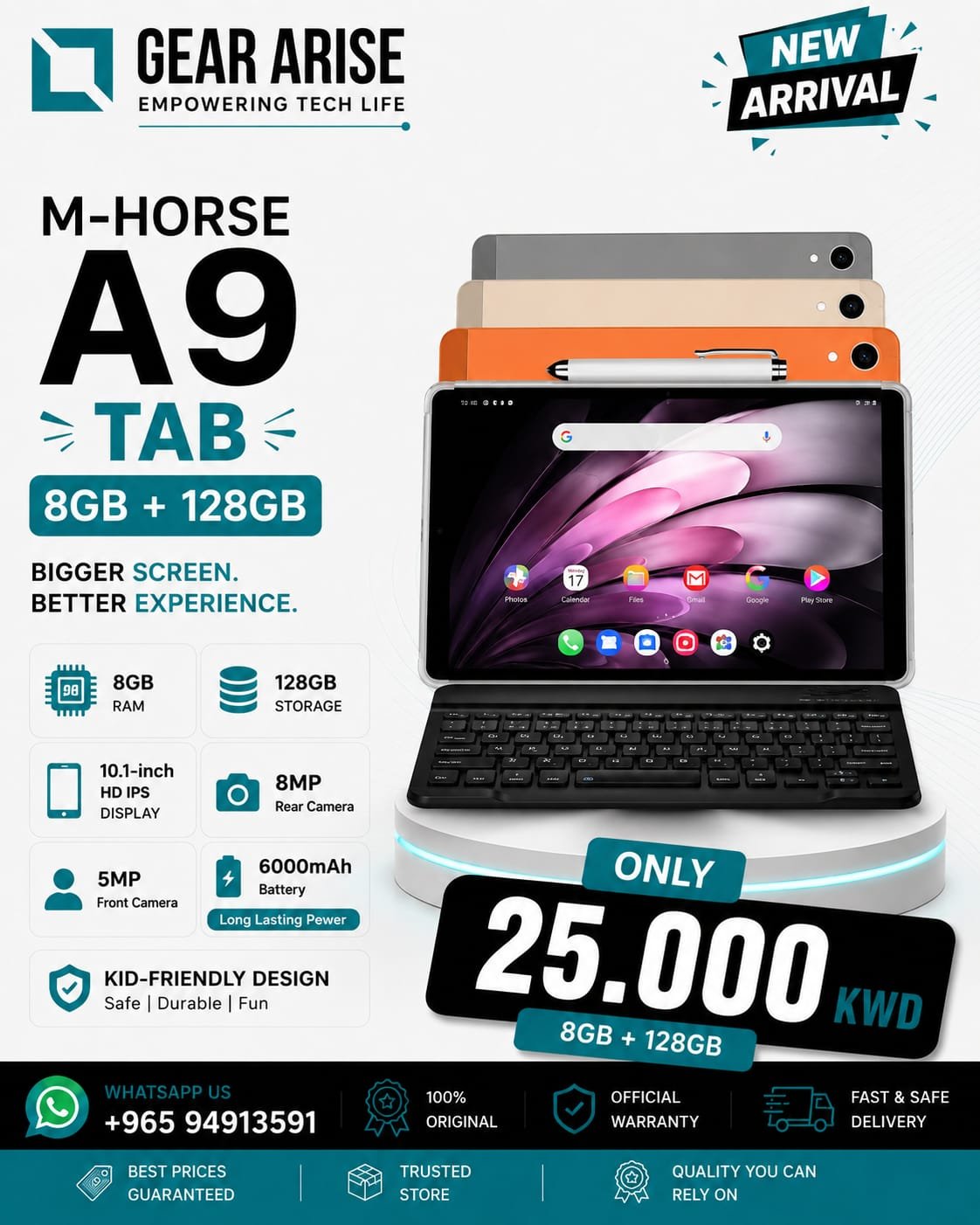 M-HORSE A9 Tab 128GB
