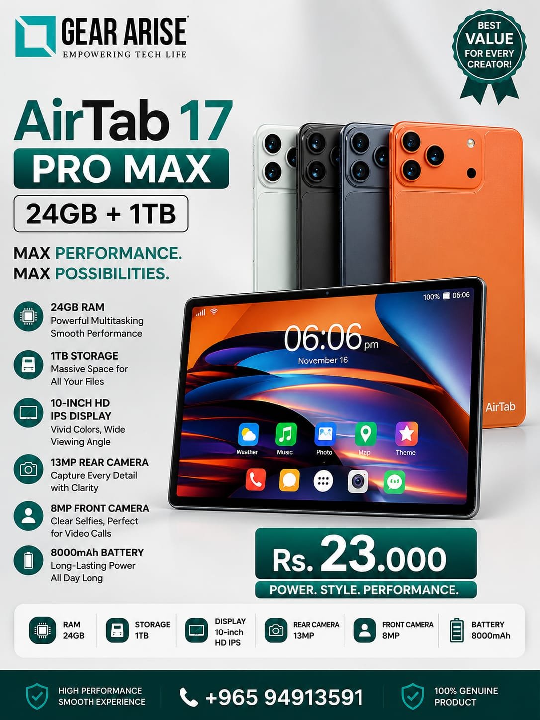 AirTab 17 Pro Max 1TB