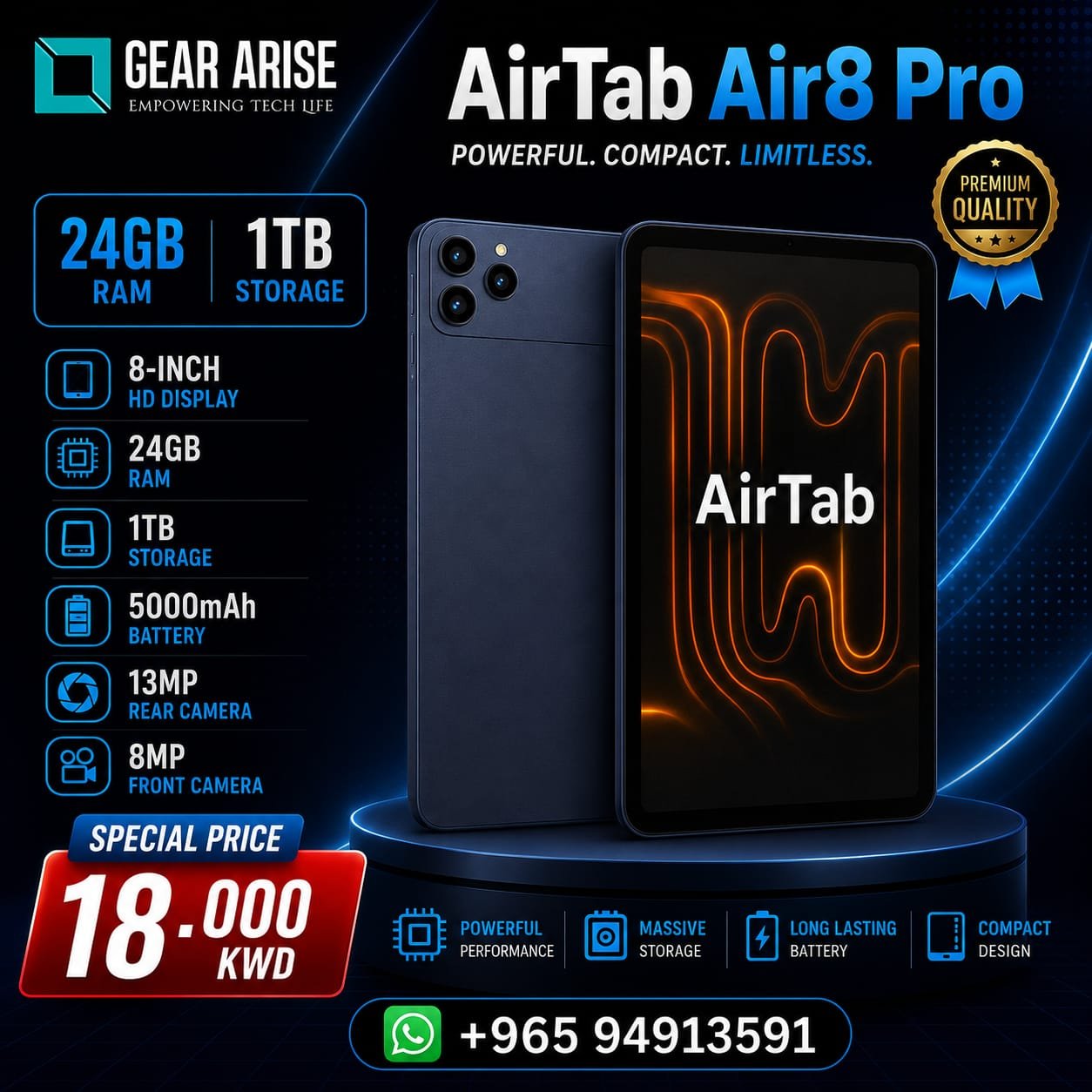 AirTab Air8 Pro 1TB